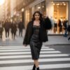 Premium Faux Fur Γούνα – Μαύρη One Size